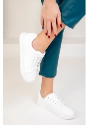 SOHO Women's White Sneakers 14395