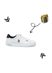 U.S. Polo Assn. FRANCO GSN New Season Orthopedic 3FX White-Black-Red-Navy Blue Unisex Sneaker