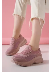 LETAO Orthopedic Women's Salmon Daily Sports Sneaker Walking Shoes