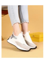 layki Dracia Silver Suede Women's Walking Shoes - Colorful, Luxury