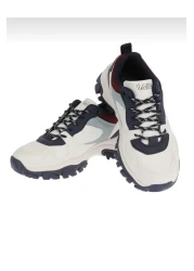 U.S. Polo Assn. حذاء رياضي كاجوال أبيض اللون للنساء