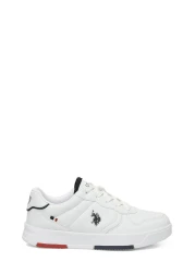 U.S. Polo Assn. Original U.S. Polo Assn. White Unisex Sports Shoes