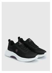 Lumberjack إغلاق حذاء رياضي أسود للنساء