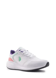 U.S. Polo Assn. يو إس بولو أسن101502086 حذاء الجري النسائي الأبيض PASIFIC WMN 4FX