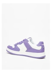 Kappa Women's Textured Lace-Up Sneakers with Cushioning