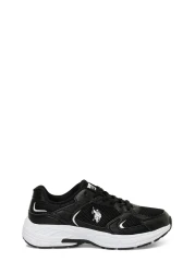 U.S. Polo Assn. US Polo AssnFelix Unisex Black White Walking Running Fitness Daily Sports Shoes