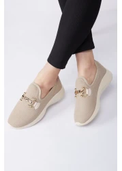 TOFİSA Women's Mink Buckle Mesh Sports Shoes - 24927