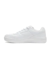 U.S. Polo Assn. Men's Classic White Sneakers - All-White Low-Top Design, Comfortable Casual Shoes for Everyday Wear