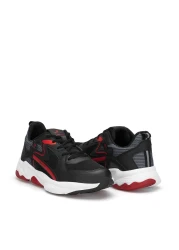 Dark Seer حذاء رياضي للرجال باللون الأسود والأحمر