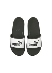 Puma Puma Softride Slide - أبيض وأسود