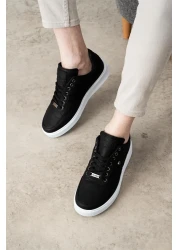 L.A Polo Men's Casual Black White Sports Sneaker Shoes