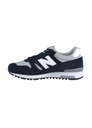 New Balance حذاء رياضي رجالي باللون الأزرق الداكن من لايف ستايل Ml565gna