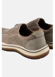 Skechers Men Cowen Slip On Outdoor Shoes, Taupe