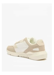 Kangaroos Men's Panelled Sports Shoes with Lace-Up Closure