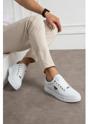 L.A Polo Thick Sole White Men's Snekaer