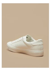 Lee Cooper Men's Monotone Low Ankle Sneakers with Lace-Up Closure