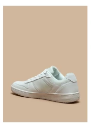 LBL by Shoexpress Textured Low Ankle Lace-Up Sneakers