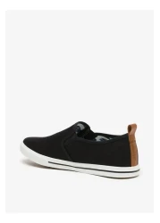 Lee Cooper Men's Textured Slip-On Sneakers with Pull Tabs