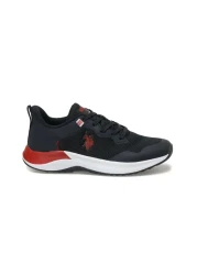 U.S. Polo Assn. FLORIN 4FX Navy Blue Men's Running Shoes-Navy Blue-Red