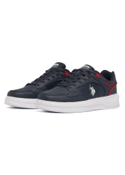 U.S. Polo Assn. Men's Navy Low-Top Sneakers - Lightweight Lace-Up Design, Comfortable for Everyday Outfits