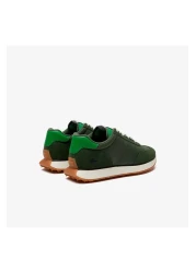 Lacoste حذاء رياضي رجالي باللون الأخضر - رياضي L-spin