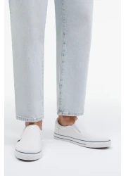 U.S. Polo Assn. White Men's Slip On - JACK 3FX