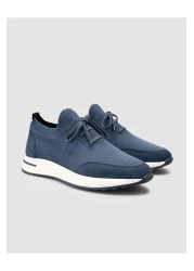 Cabani Knitwear Blue Lace-Up Men's Sports Shoes