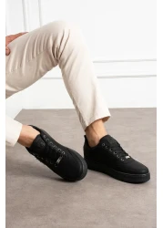 L.A Polo Thick Sole Black Men's Snekaer