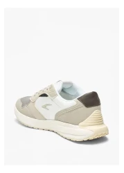 Dash Colourblock Walking Shoes with Lace-Up Closure