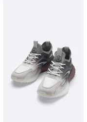 Avva Men's Gray Flexible Sole Sneaker Shoes A41Y8024