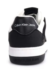 Calvin Klein حذاء رياضي جلدي بشعار YM0YM0088401W حذاء رجالي YM0YM00884 01W