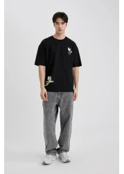 Defacto Tom & Jerry Crew Neck Oversize T-Shirt - C1527ax24sm