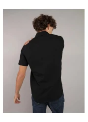 American Eagle قميص Ae Slim Fit بأكمام قصيرة وأزرار