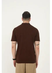 axxa Men's Wicked Patterned Polo Collar T-Shirt