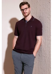 Buratti 100% Cotton Button Regular Fit Polo Neck t Shirt Men's Polo Neck t Shirt 5902118