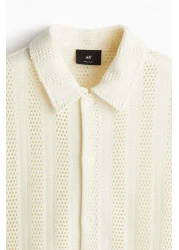 H&M Regular Fit Jacquard-knit shirt