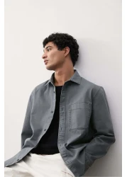 H&M Regular Fit Twill overshirt