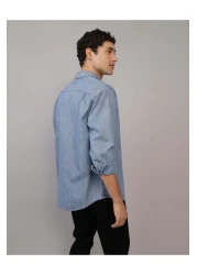 American Eagle Ae Denim Button-up Shirt