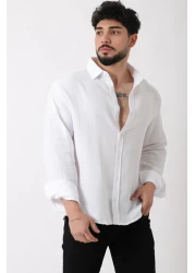 Stilkombin Long Sleeve Linen Shirt Bld 7040_40368