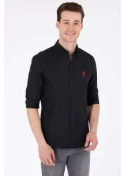 U.S. Polo Assn. Men's Black Long Sleeve Shirt - Basic Model50262932-VR046