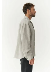 MAİ COLLECTİON Dylan Gray Men's Shirt