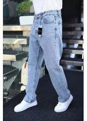 oraystore Baggy Cut Ice Blue Trousers