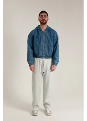 TKT بنطال بيكيه فضفاض للرجال - قصة فضفاضة وجيب خلفي