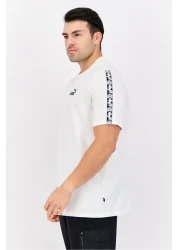 Puma Men Sportswear Fit Short Sleeves Outdoor T-shirt, White