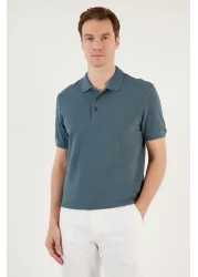 Buratti Men's Polo Neck t Shirt - 100% Cotton, Regular Fit, Buttoned 5902127