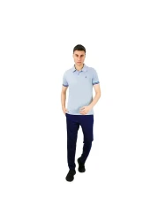Giordano Men's Performance Polo: Classic Piqué, Tipped Collar, Embroidered Detail