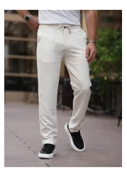 BASEL.CO Summer Thin Linen Jogger Pants