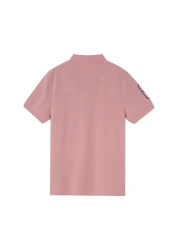 Giordano قميص بولو رجالي بطبعة أسد ثلاثية الأبعاد: قصة ضيقة، تطريز جريء، بيكيه فاخر