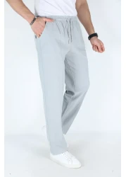 JAGER FABEL Gray Men's Hambez Elastic Comfortable Fit Cotton Tracksuit Bottom Trousers