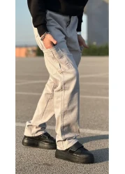 ElitWear Men's Comfortable Fit Cargo Pocket Baggy Pants